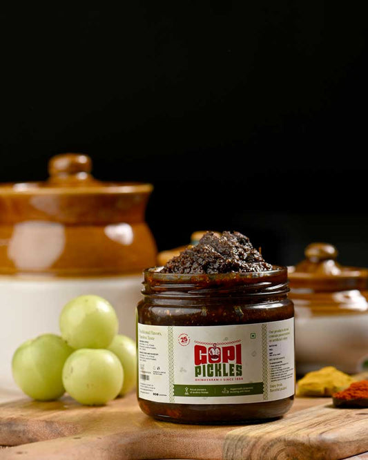Amla Paste Pickle (ఉసిరి పేస్ట్ పచ్చడి) – A Tangy & Nutrient-Rich Delight 🟩