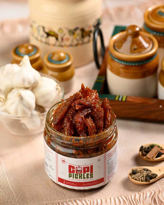 Anchovies Fish Pickle – A Crunchy, Spicy Delight 🟥