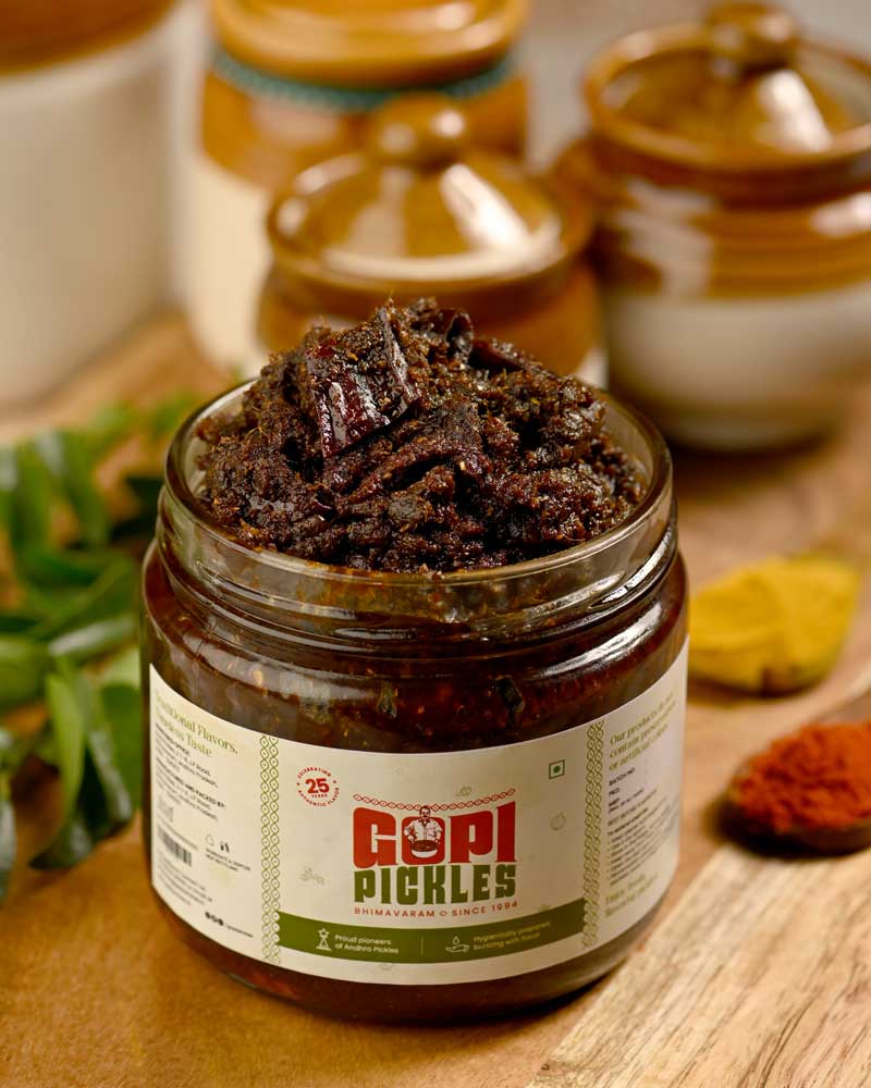 Gongura Pickle – A Classic Tangy Delight 🟩