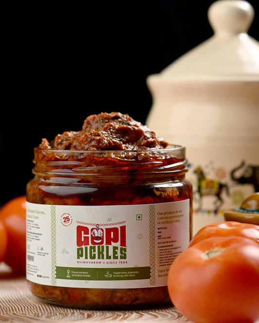 Tomato Pickle – A Tangy & Spicy Delight 🟩