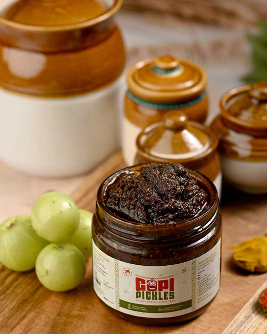 Amla Paste Pickle (ఉసిరి పేస్ట్ పచ్చడి) – A Tangy & Nutrient-Rich Delight 🟩
