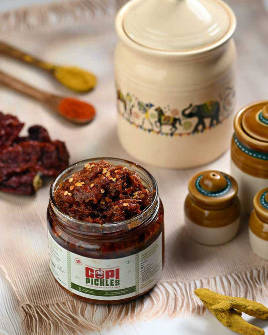Red Chilli Pickle – A Fiery & Flavourful Treat 🟩