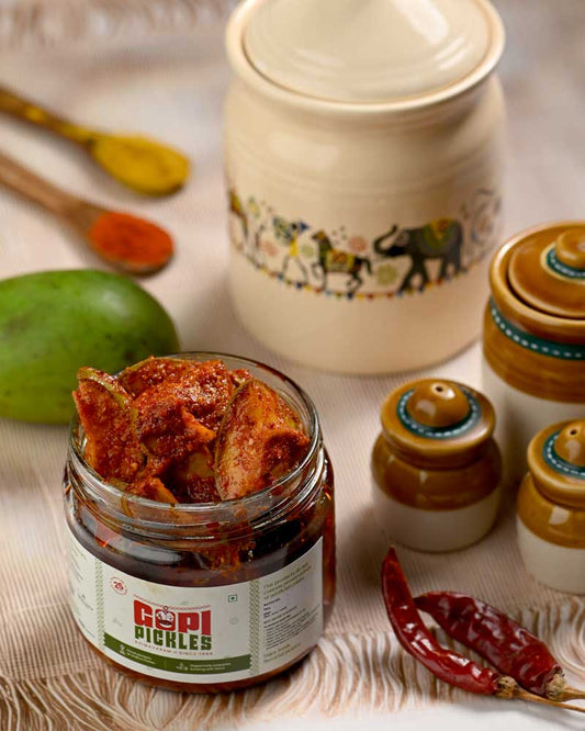 Sweet Mango Pickle – A Delightful Fusion of Sweet & Spice 🟩